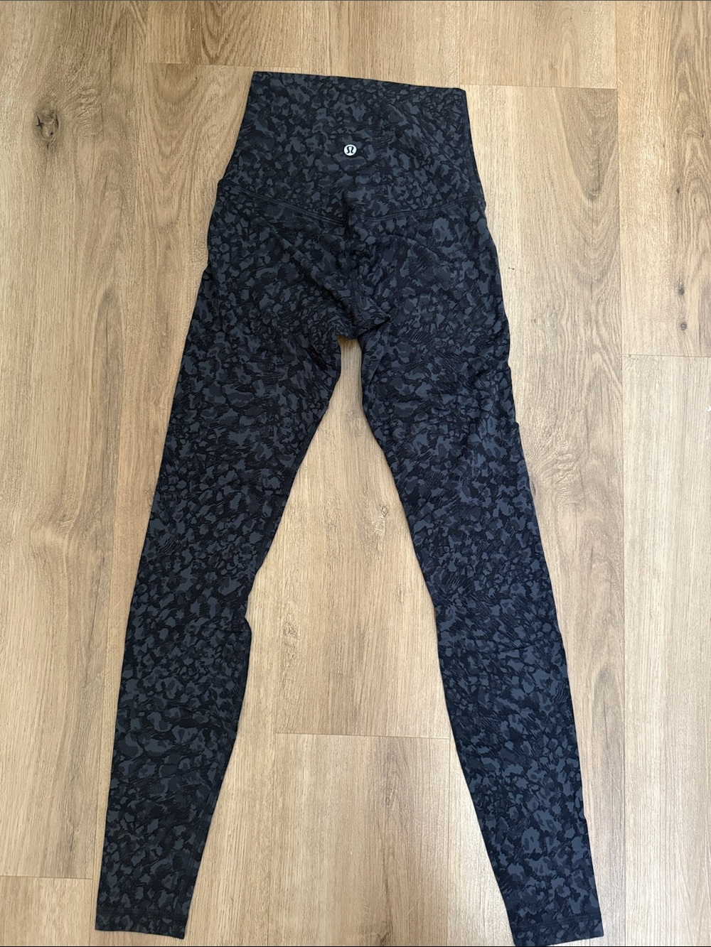 lululemon athletica Black Printed High-Rise Leggings